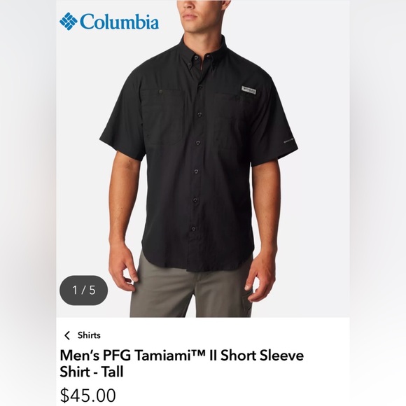 Columbia Men's PFG Tamiami II Short Sleeve - Picture 1 of 4